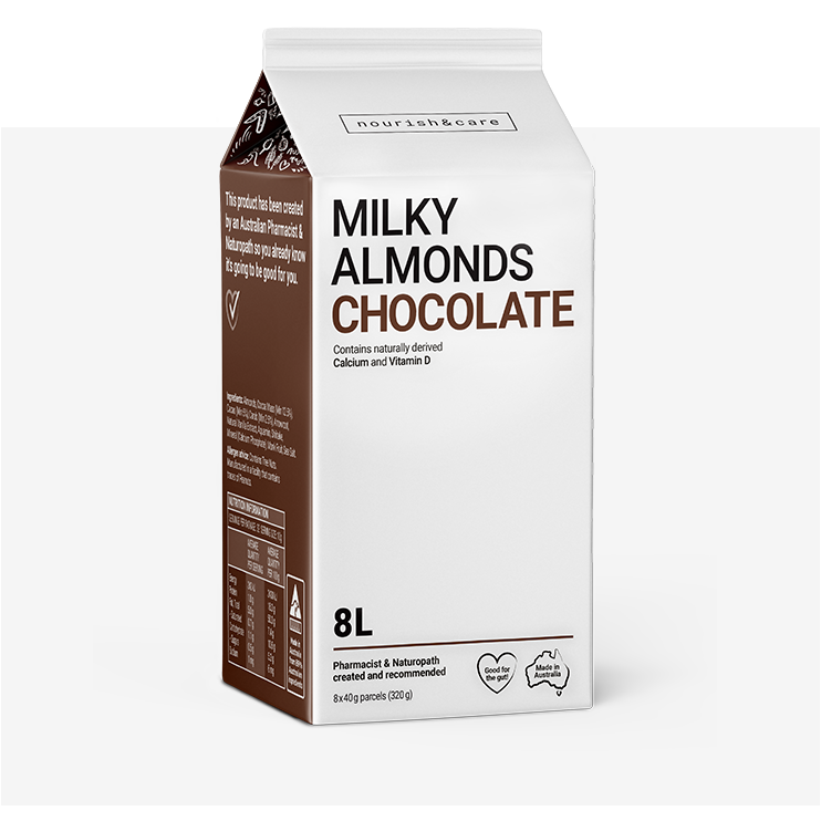 Chocolate almond milk
