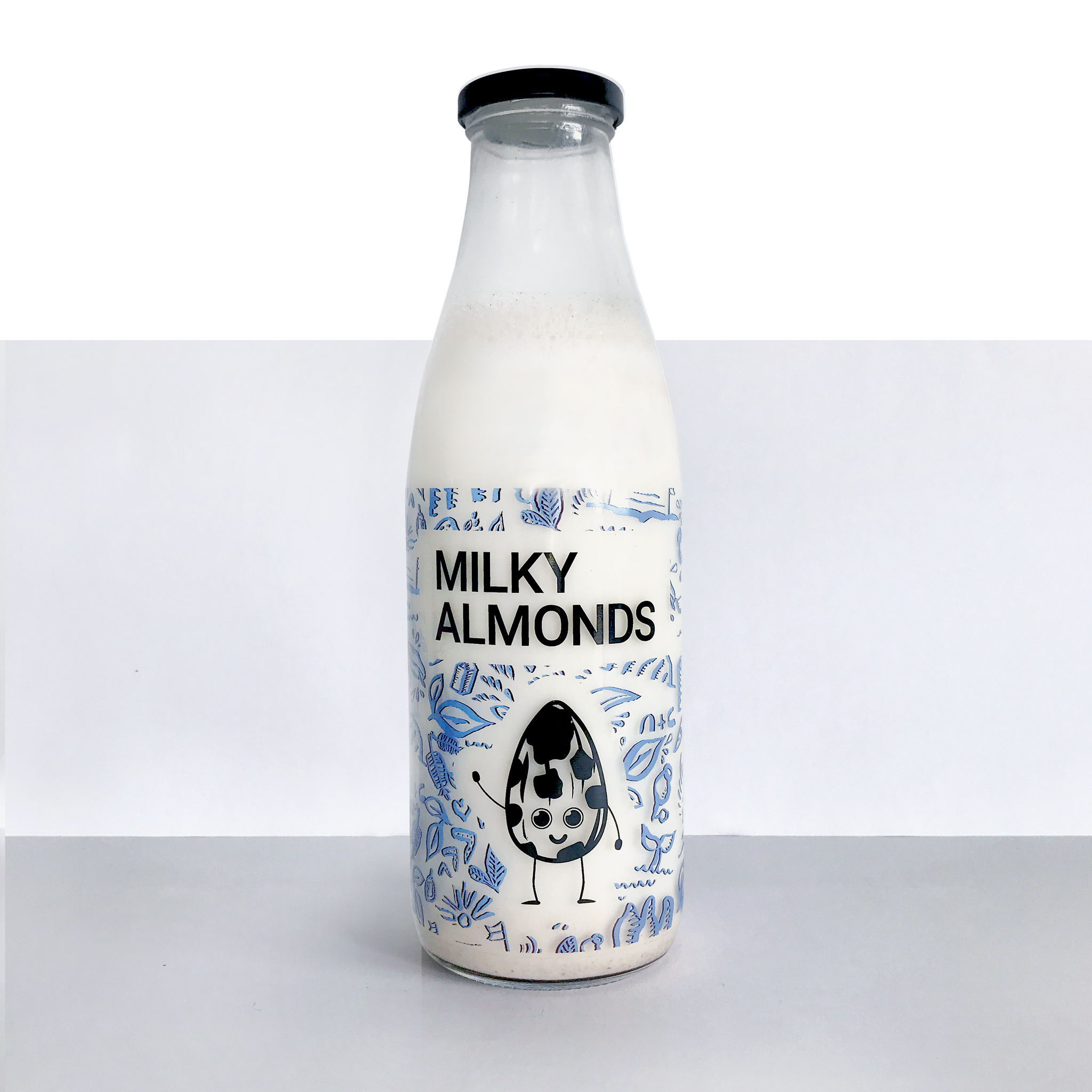 1L Glass Milk Bottle